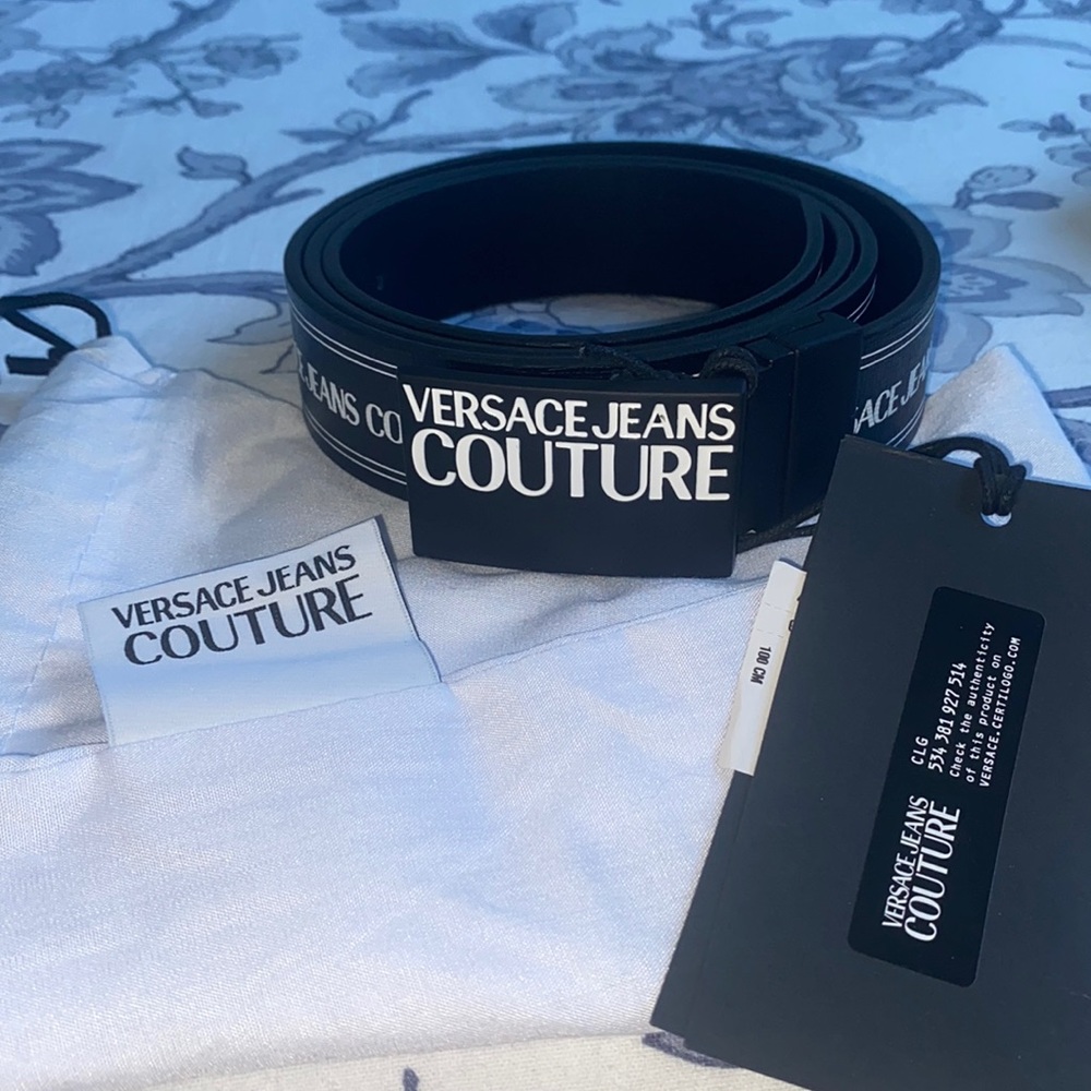 Versace jeans couture belt new with tags 100cm